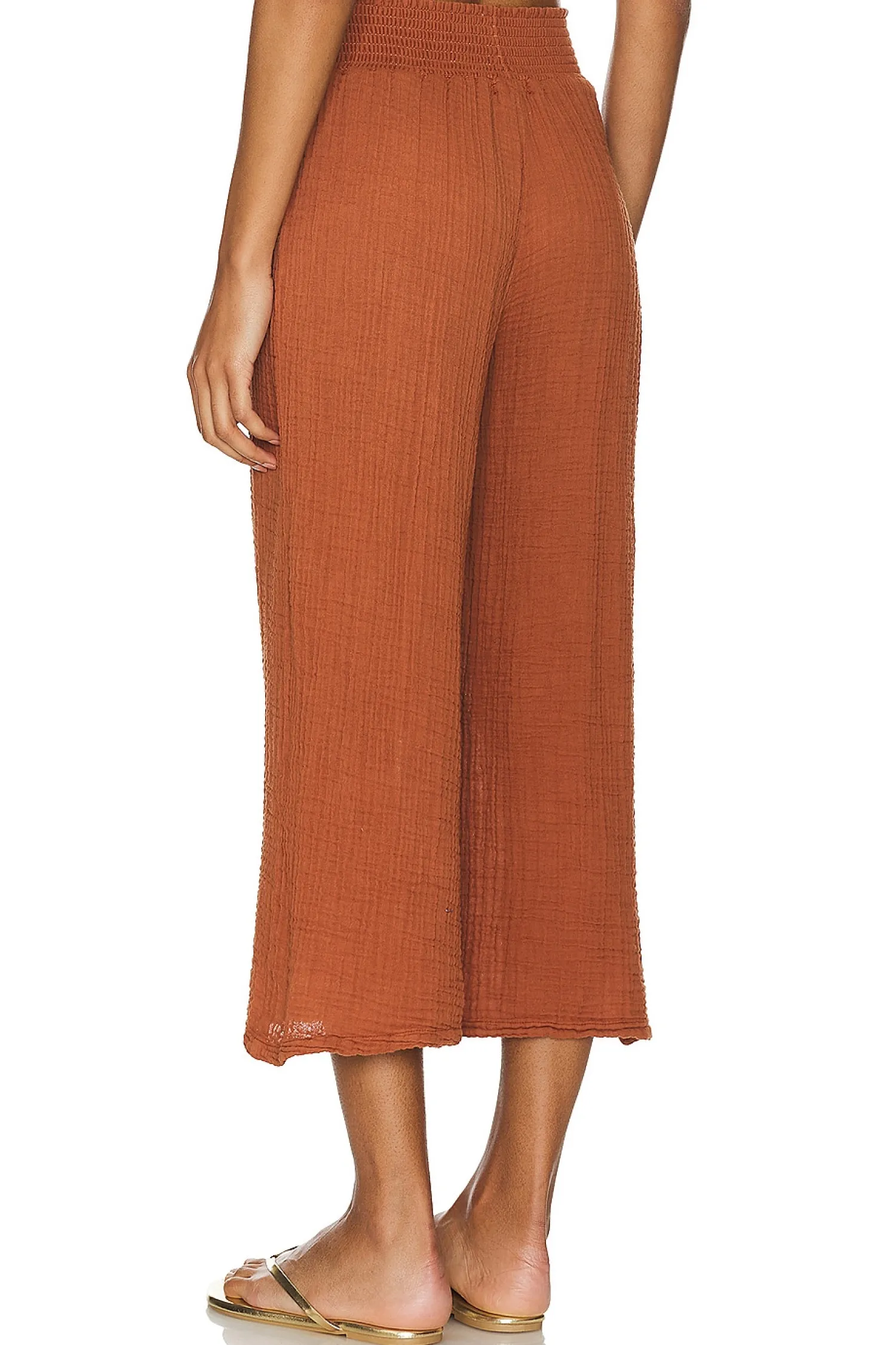 Women Michael Stars Pants>Medina Smocked Waist Cropped Pant