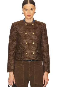 Women NILI LOTAN Jackets & Coats>Melanie Cropped Jacket