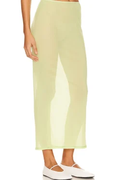 Women GRLFRND Matching Sets>Mesh Midi Skirt