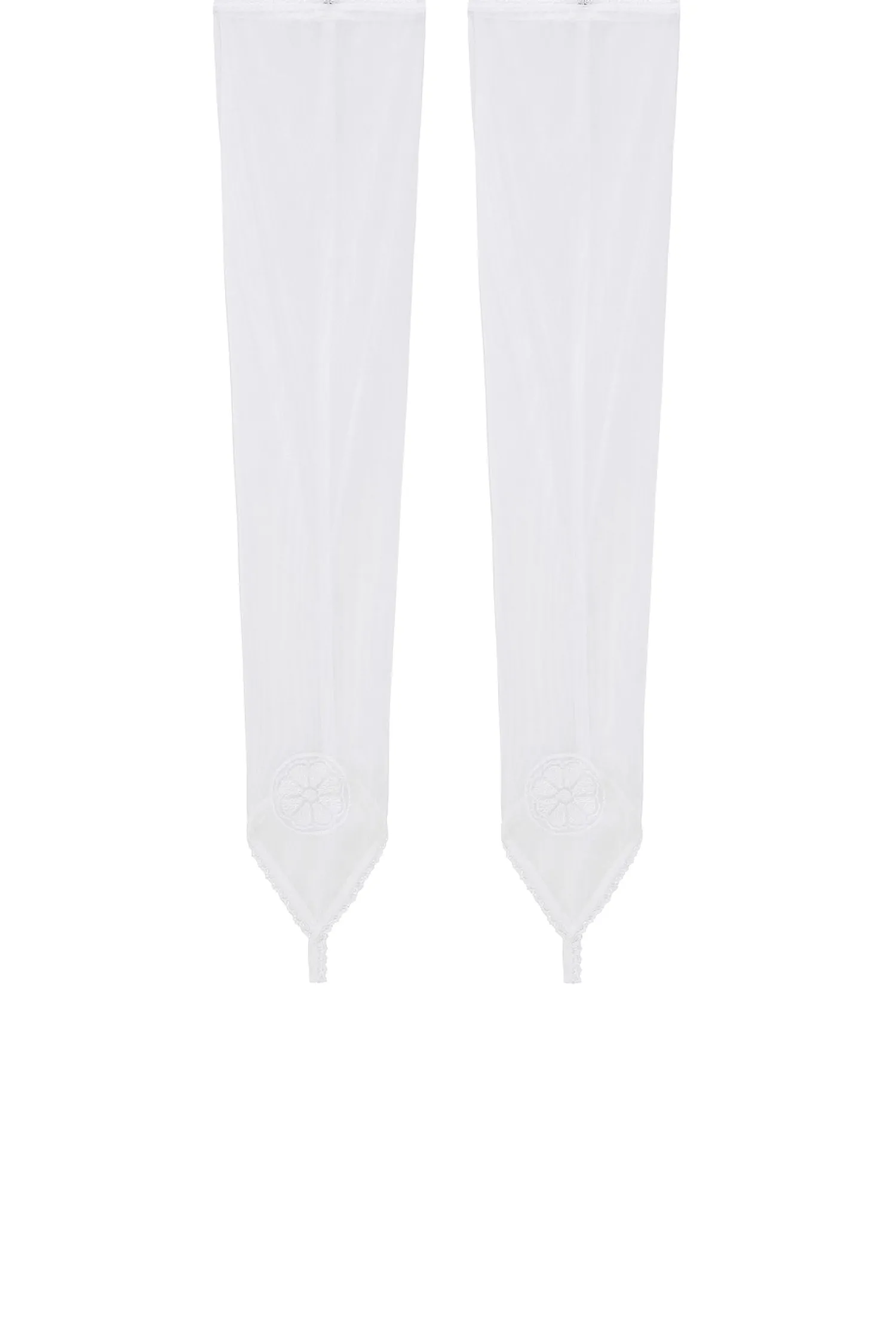 Women nastyamasha Lingerie & Sleepwear>Mesh Socks With Embroidery Logo