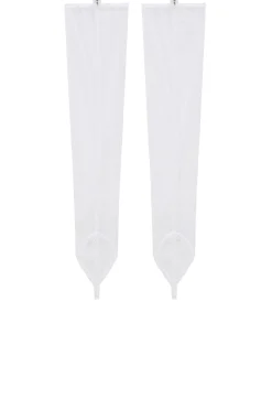 Women nastyamasha Lingerie & Sleepwear>Mesh Socks With Embroidery Logo