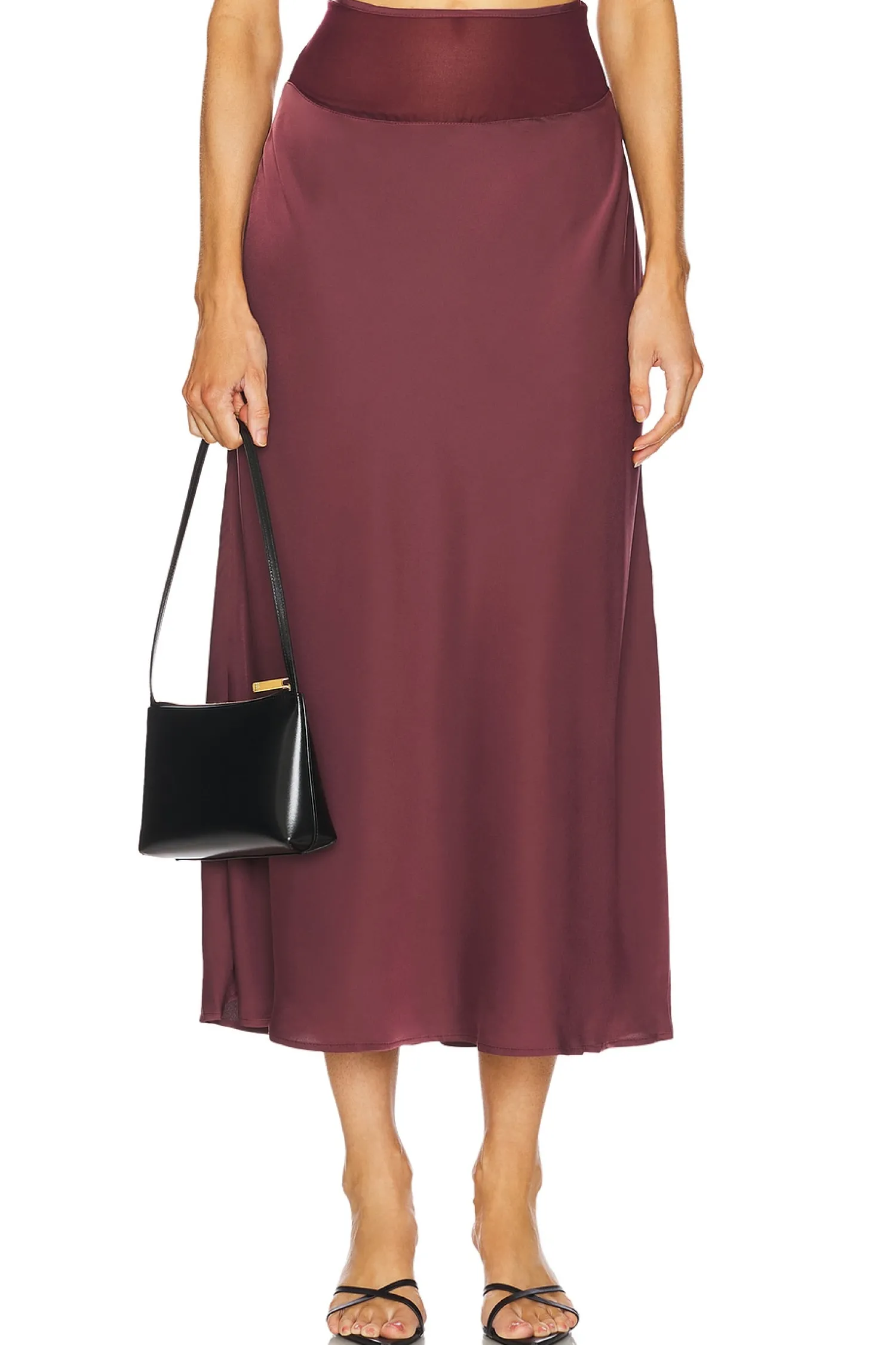 Women WeWoreWhat Matching Sets>Midi Chiffon Cutout Skirt