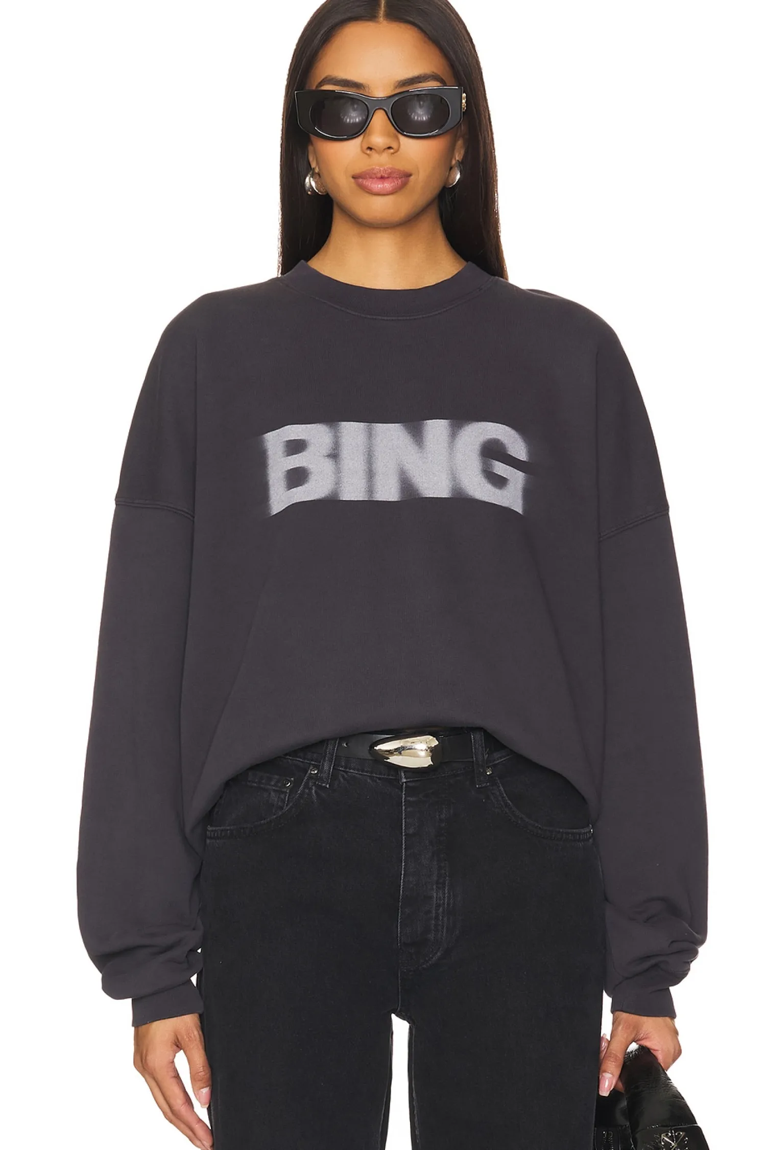 Women ANINE BING Loungewear>Miles Blur Sweatshirt