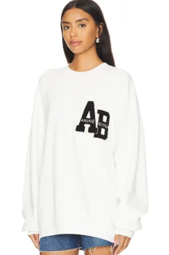 Women ANINE BING Loungewear>Miles Letterman Sweatshirt