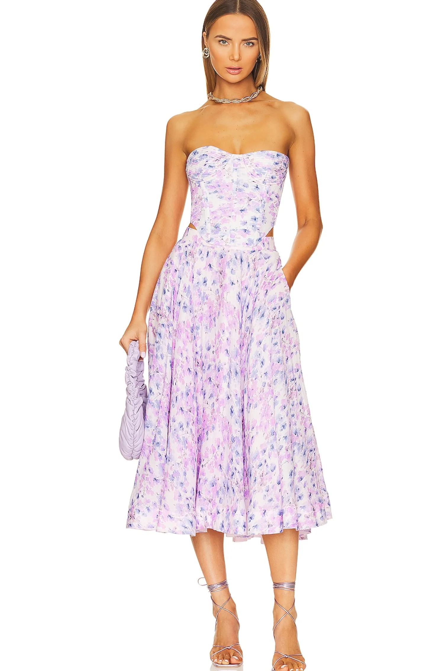Women Bardot Matching Sets>Mirabelle Floral Bustier