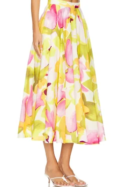 Women Bardot Matching Sets>Mirabelle Midi Skirt