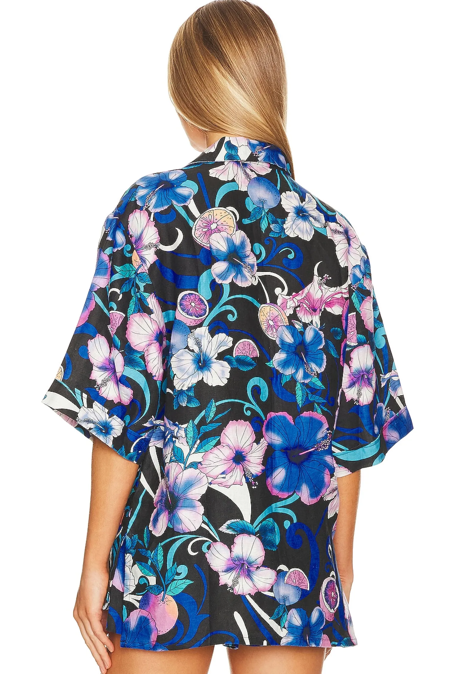 Women CIN CIN Matching Sets>Mirage Bowling Shirt