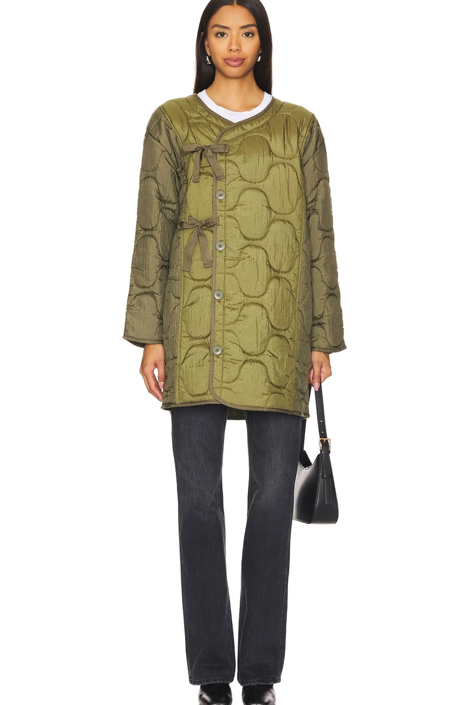 Women ALPHA INDUSTRIES Jackets & Coats>Mixed Media Long Liner