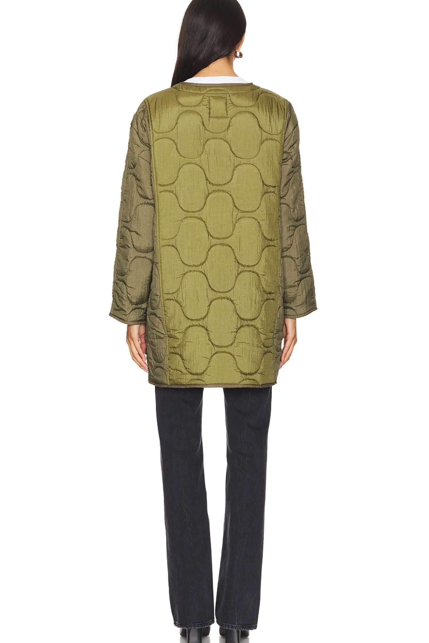 Women ALPHA INDUSTRIES Jackets & Coats>Mixed Media Long Liner
