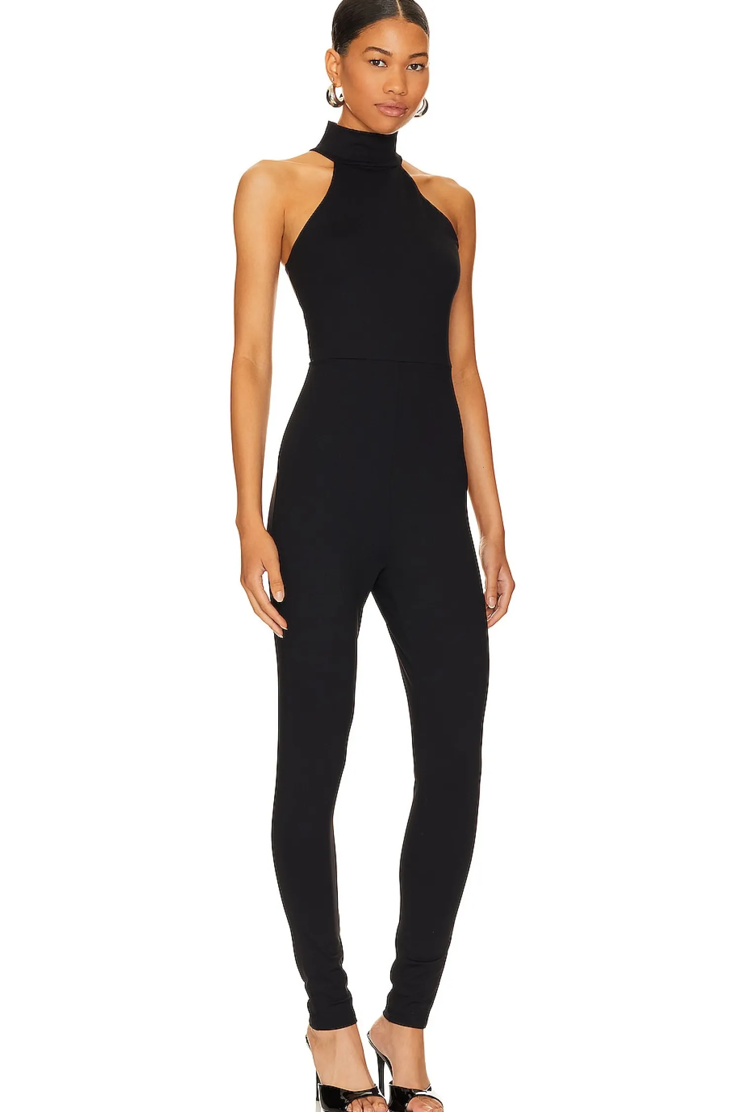 Women Susana Monaco Jumpsuits>Mock Neck Jumpsuit