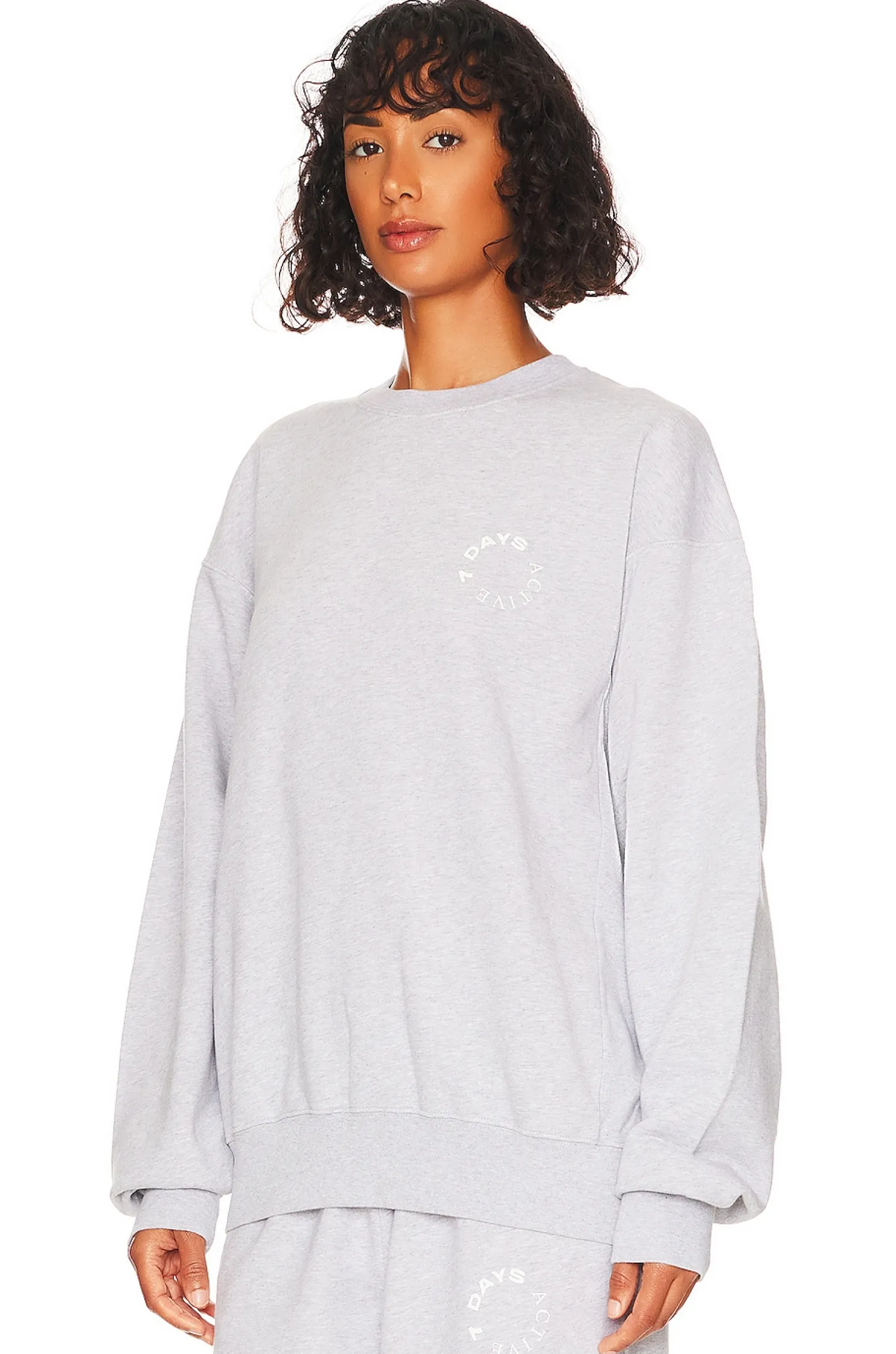 Women 7 Days Active Loungewear>Monday Sweatshirt Crew Neck