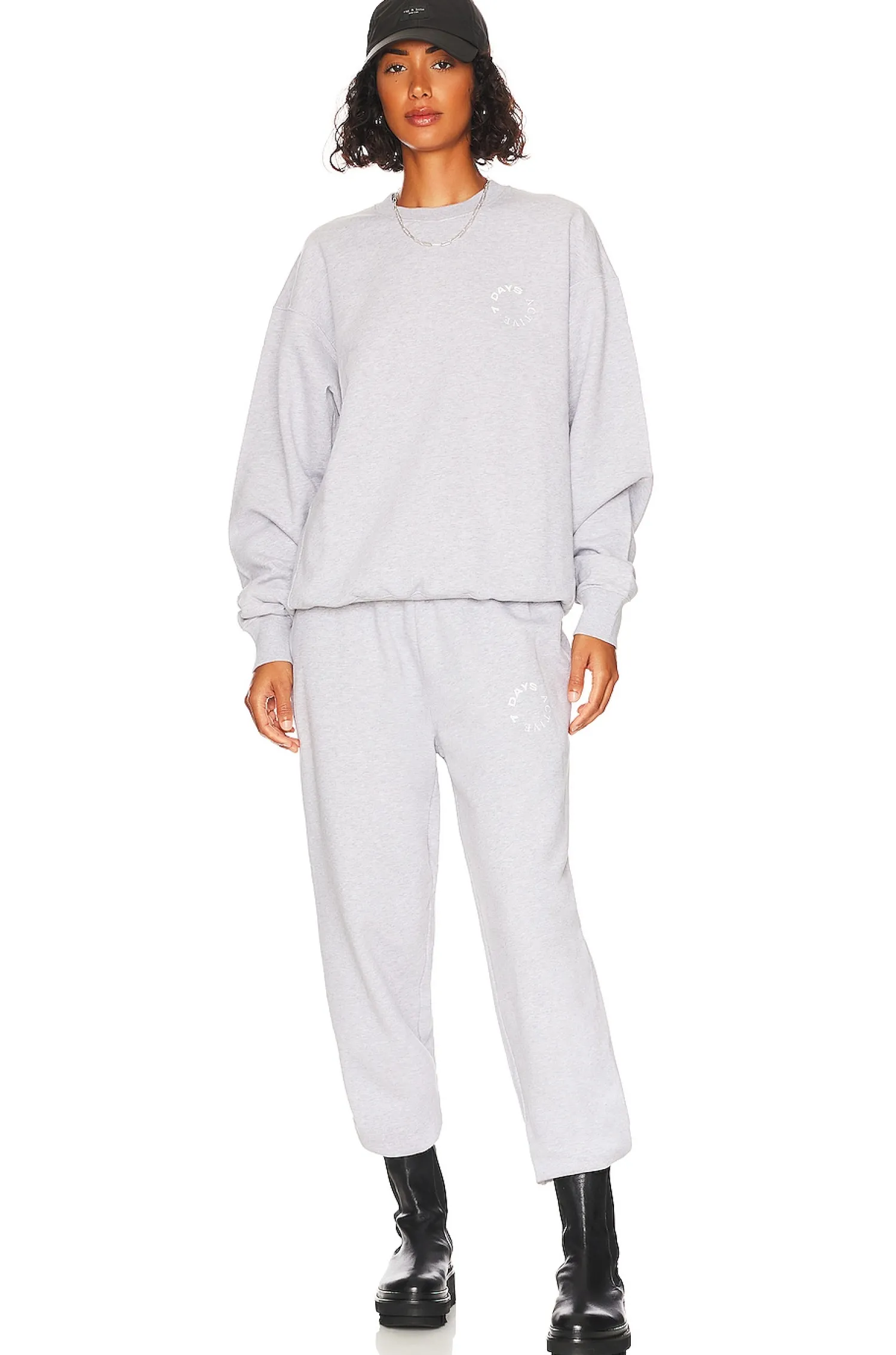 Women 7 Days Active Loungewear>Monday Sweatshirt Crew Neck