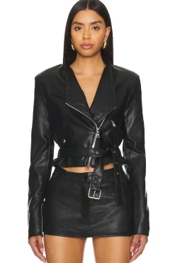 Women RTA Jackets & Coats>Monique Cropped Jacket