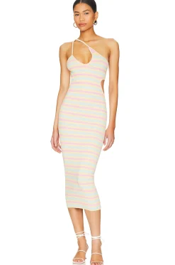 Women Lovers and Friends Dresses>Nadira Cut Out Midi Knit Dress