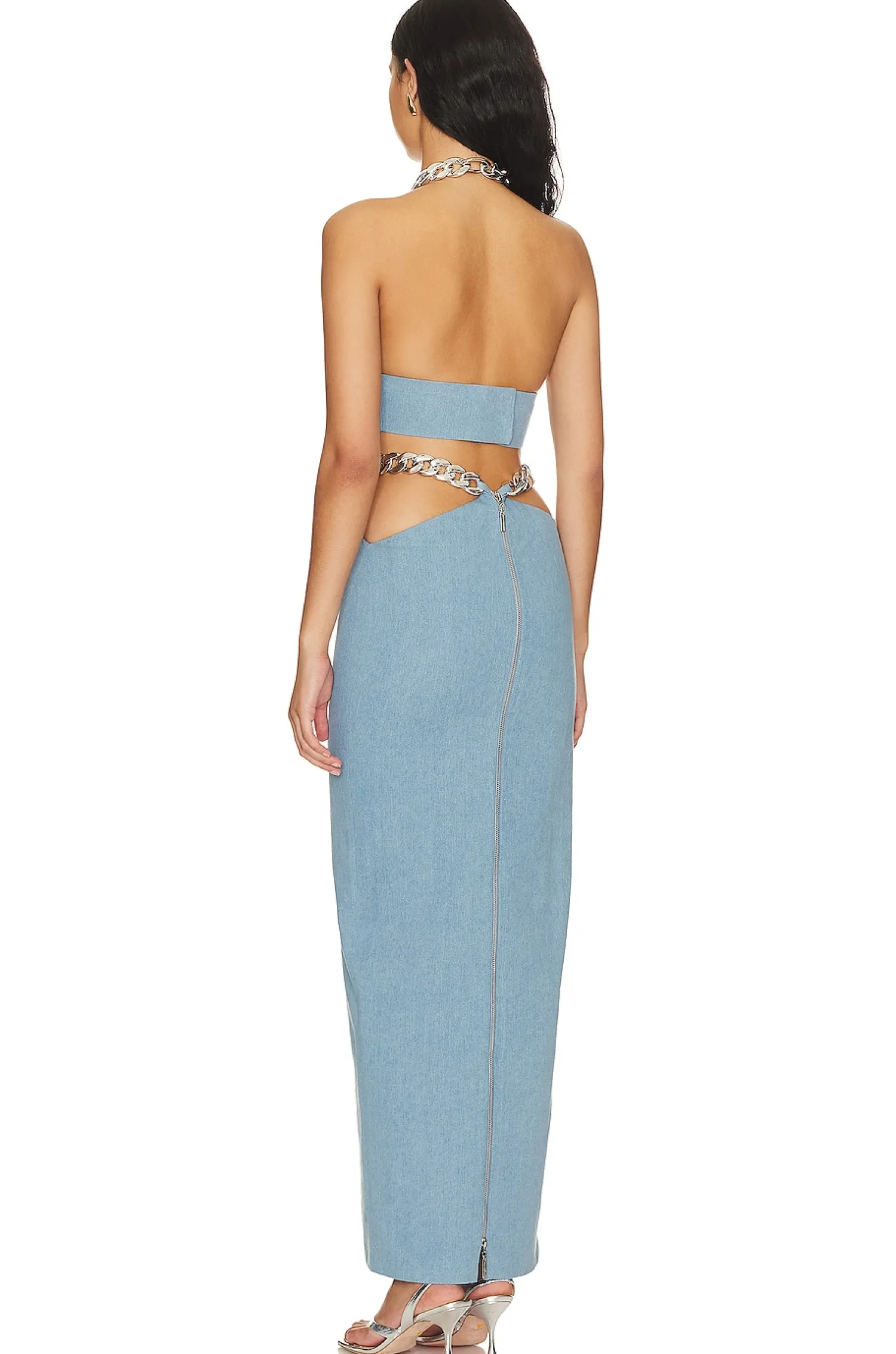 Women Bronx and Banco Dresses>Naomi Halterneck Maxi Dress