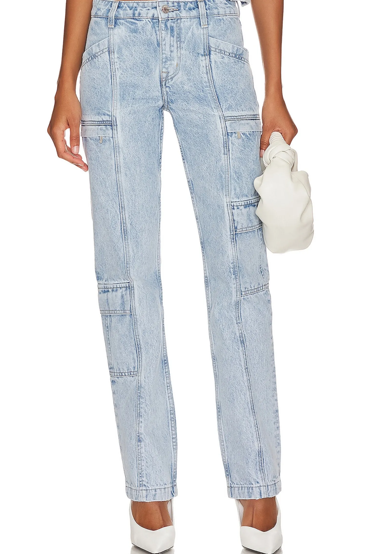 Women GRLFRND Pants|Matching Sets>Naomi Low Rise Slim Cargo