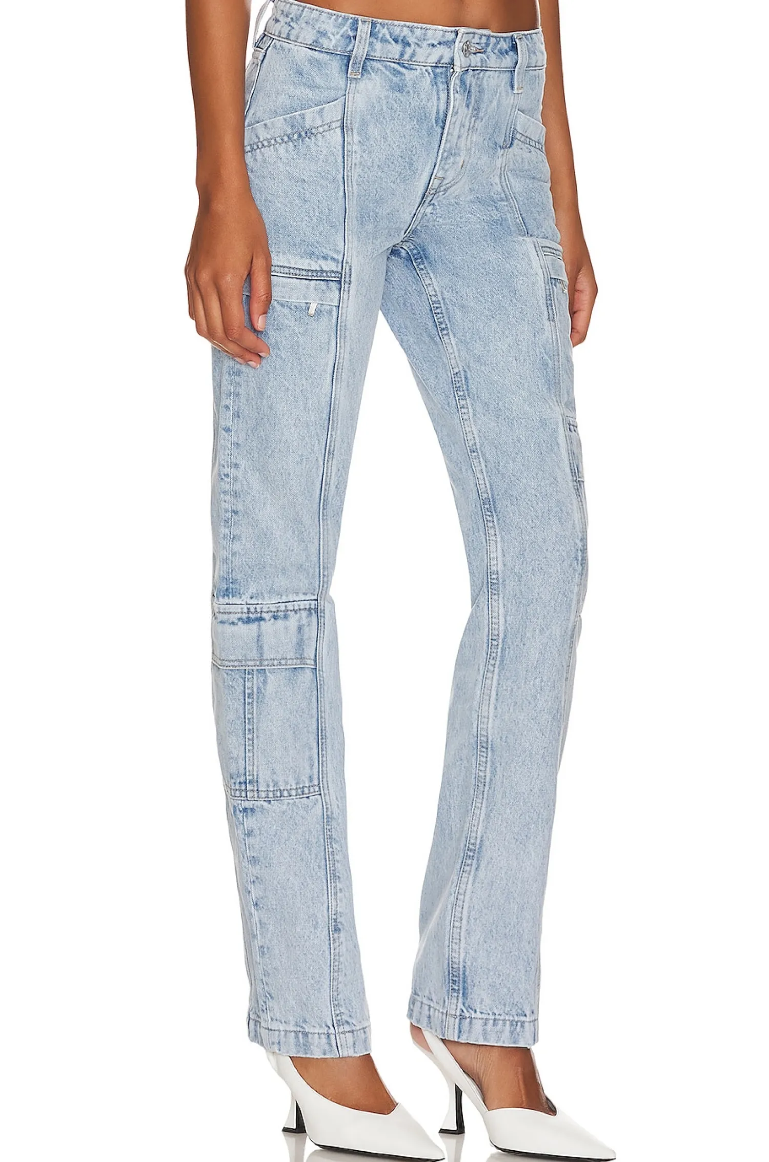 Women GRLFRND Pants|Matching Sets>Naomi Low Rise Slim Cargo