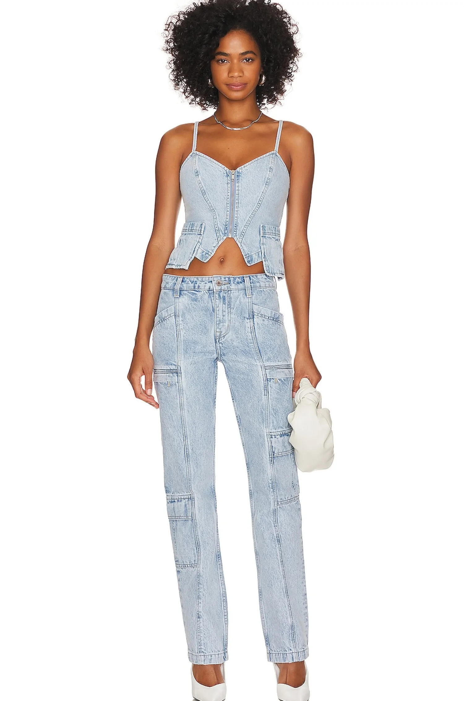 Women GRLFRND Pants|Matching Sets>Naomi Low Rise Slim Cargo