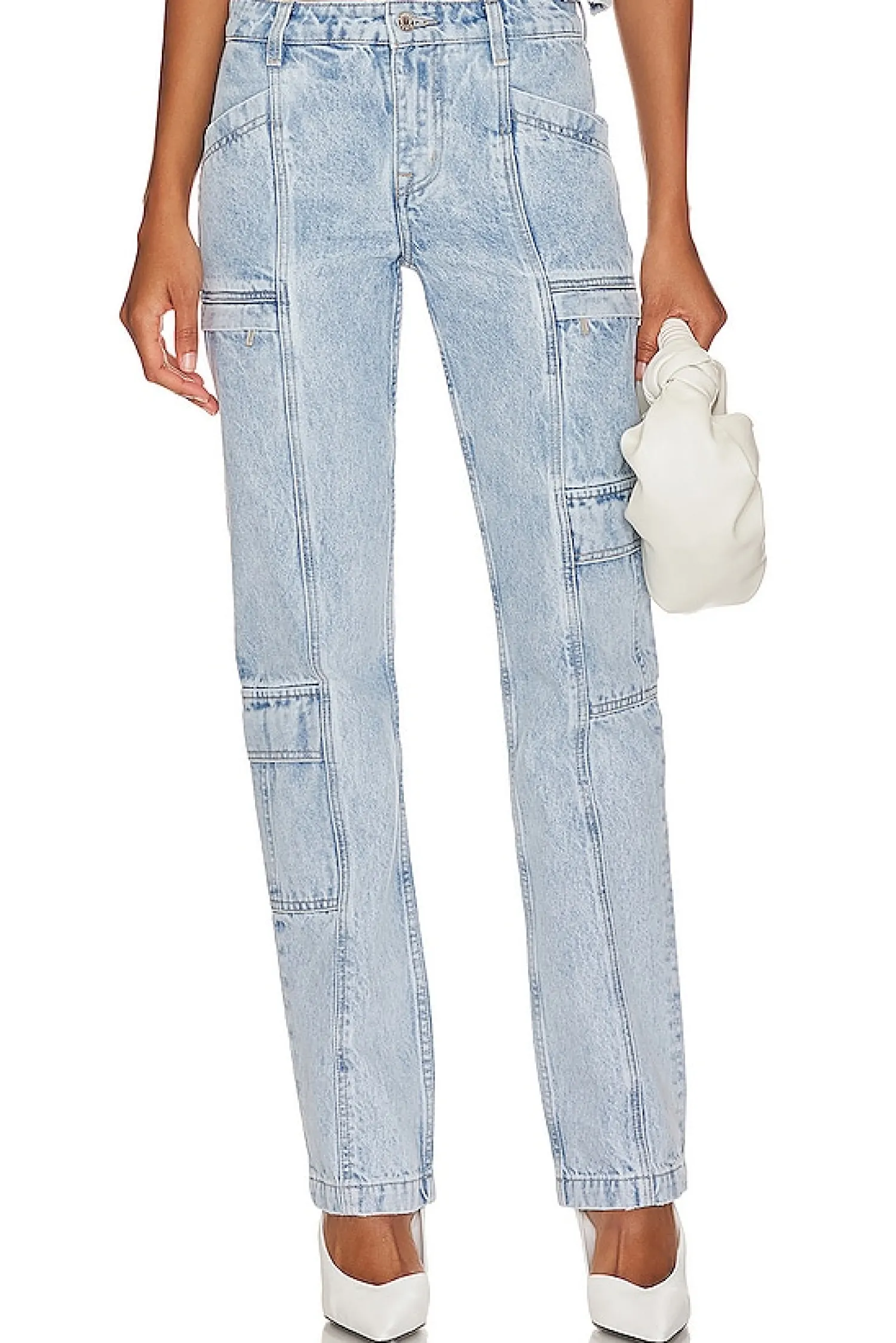 Women GRLFRND Pants|Matching Sets>Naomi Low Rise Slim Cargo