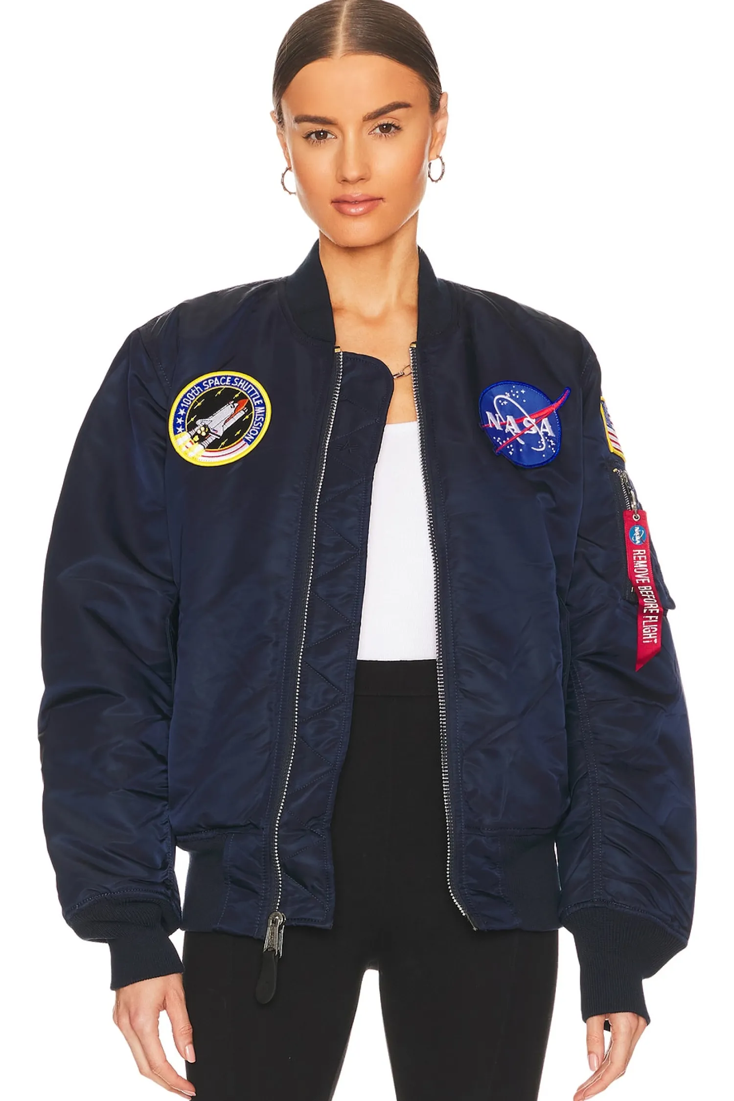 Women ALPHA INDUSTRIES Jackets & Coats>NASA MA-1 Bomber
