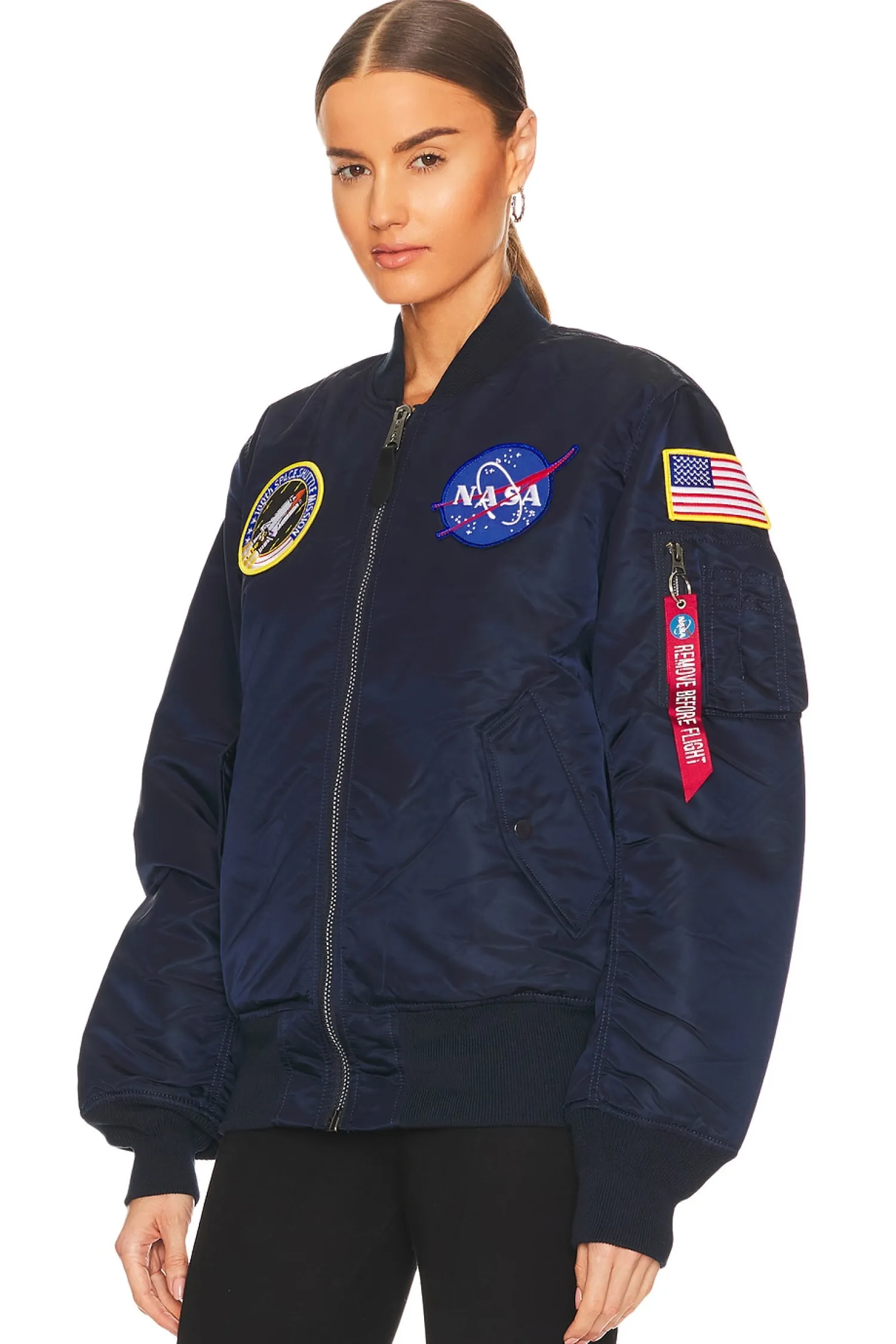 Women ALPHA INDUSTRIES Jackets & Coats>NASA MA-1 Bomber