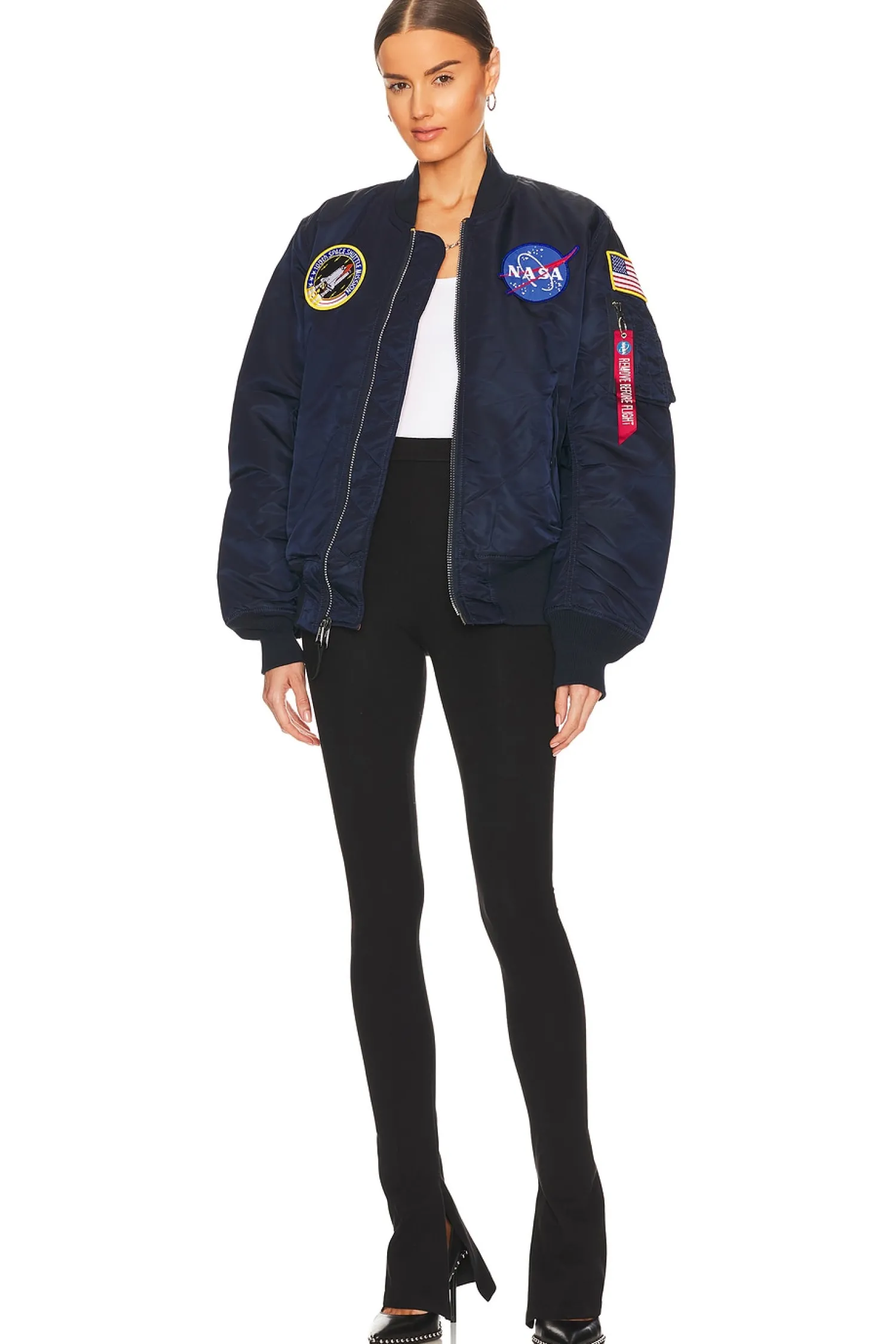 Women ALPHA INDUSTRIES Jackets & Coats>NASA MA-1 Bomber