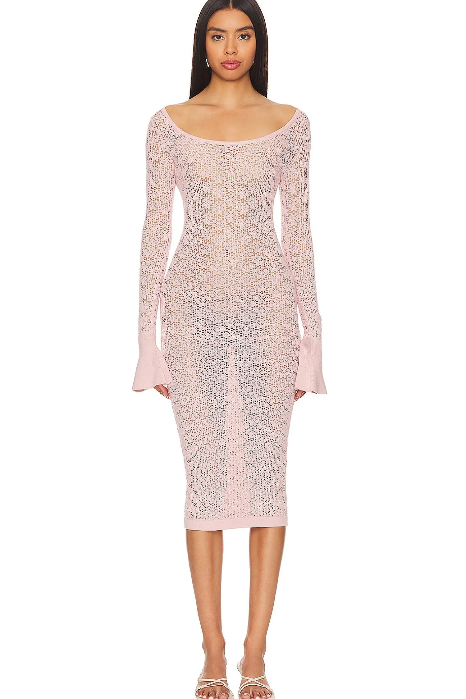 Women Tularosa Dresses>Netia Long Sleeve Midi Dress