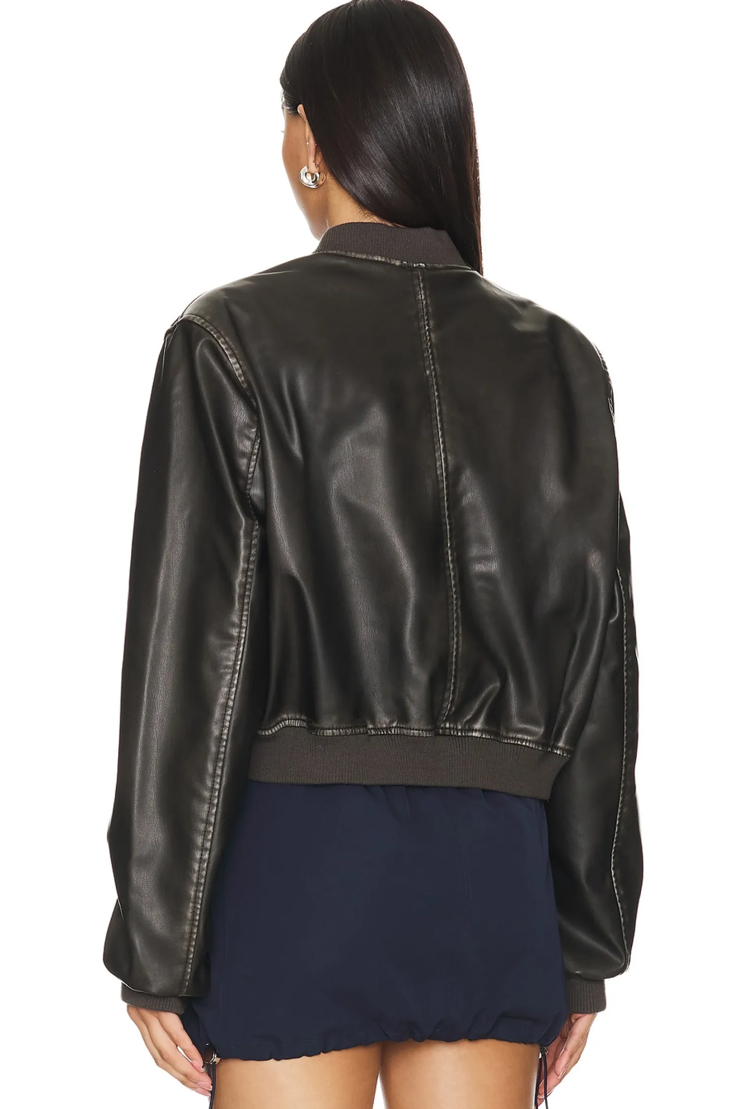 Women superdown Jackets & Coats>Neveah Faux Leather Bomber
