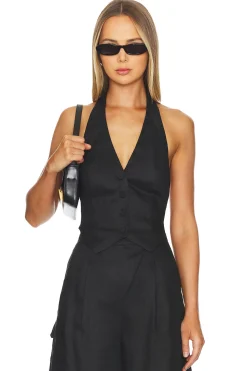 Women NICHOLAS Jackets & Coats>Nia Halter Vest