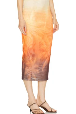 Women SER.O.YA Matching Sets>Nia Mesh Midi Skirt
