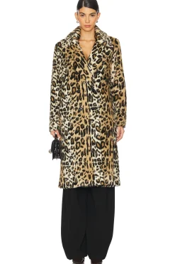 Women Alice + Olivia Jackets & Coats>Nicholas Oversized Faux Fur Coat