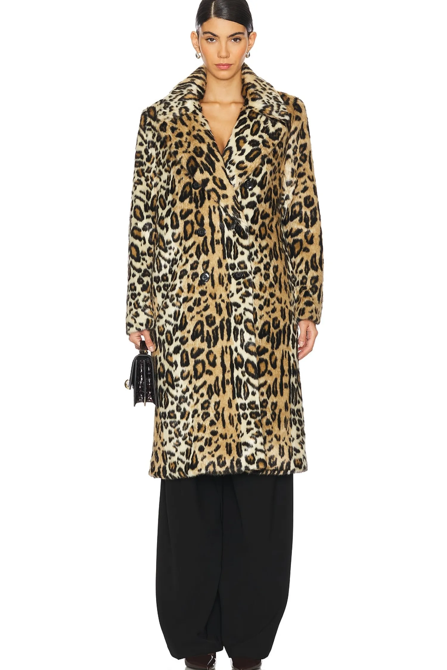 Women Alice + Olivia Jackets & Coats>Nicholas Oversized Faux Fur Coat