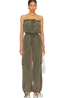 Women Lovers and Friends Jumpsuits>Noah Cargo Jumpsuit
