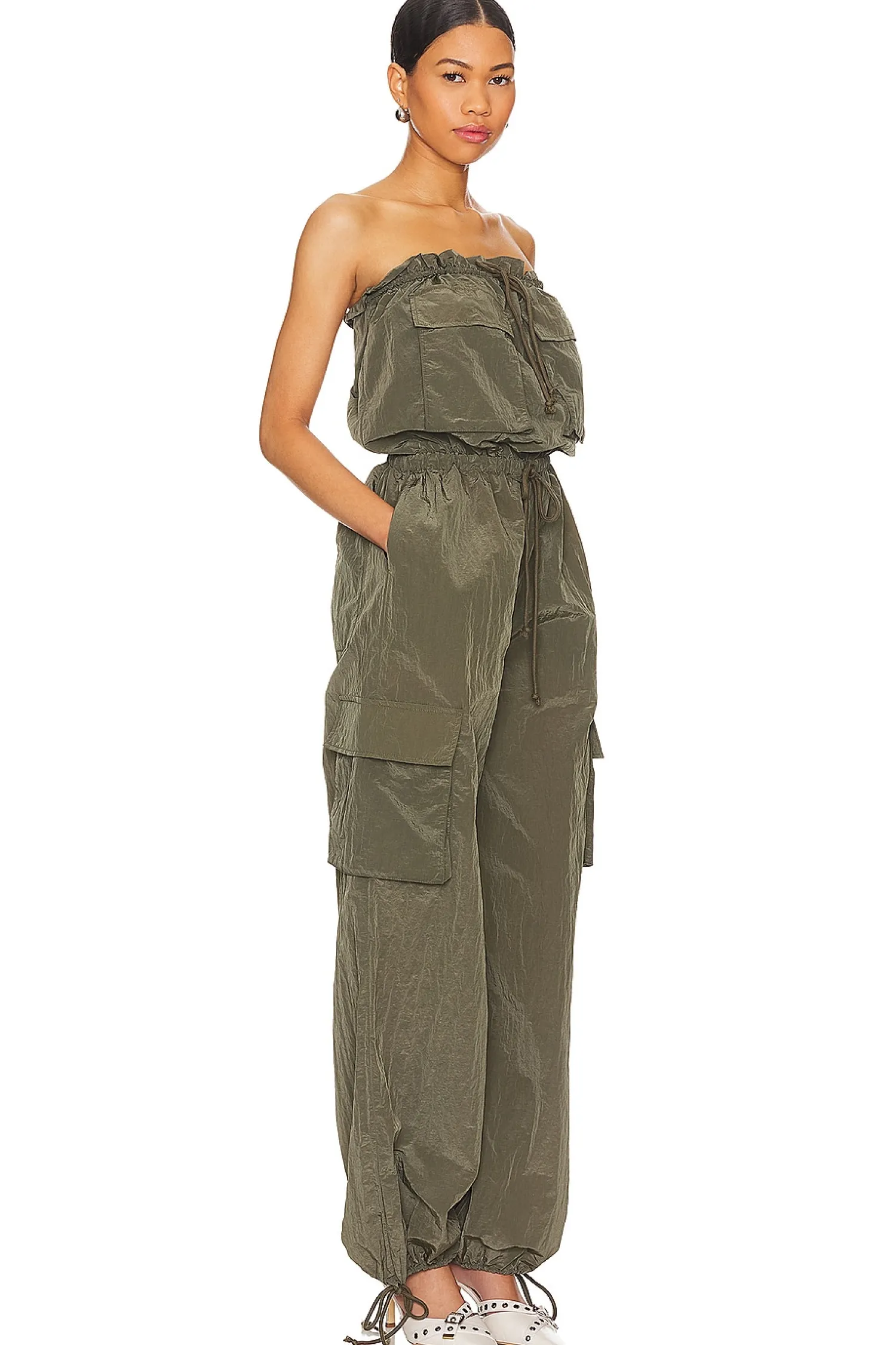 Women Lovers and Friends Jumpsuits>Noah Cargo Jumpsuit