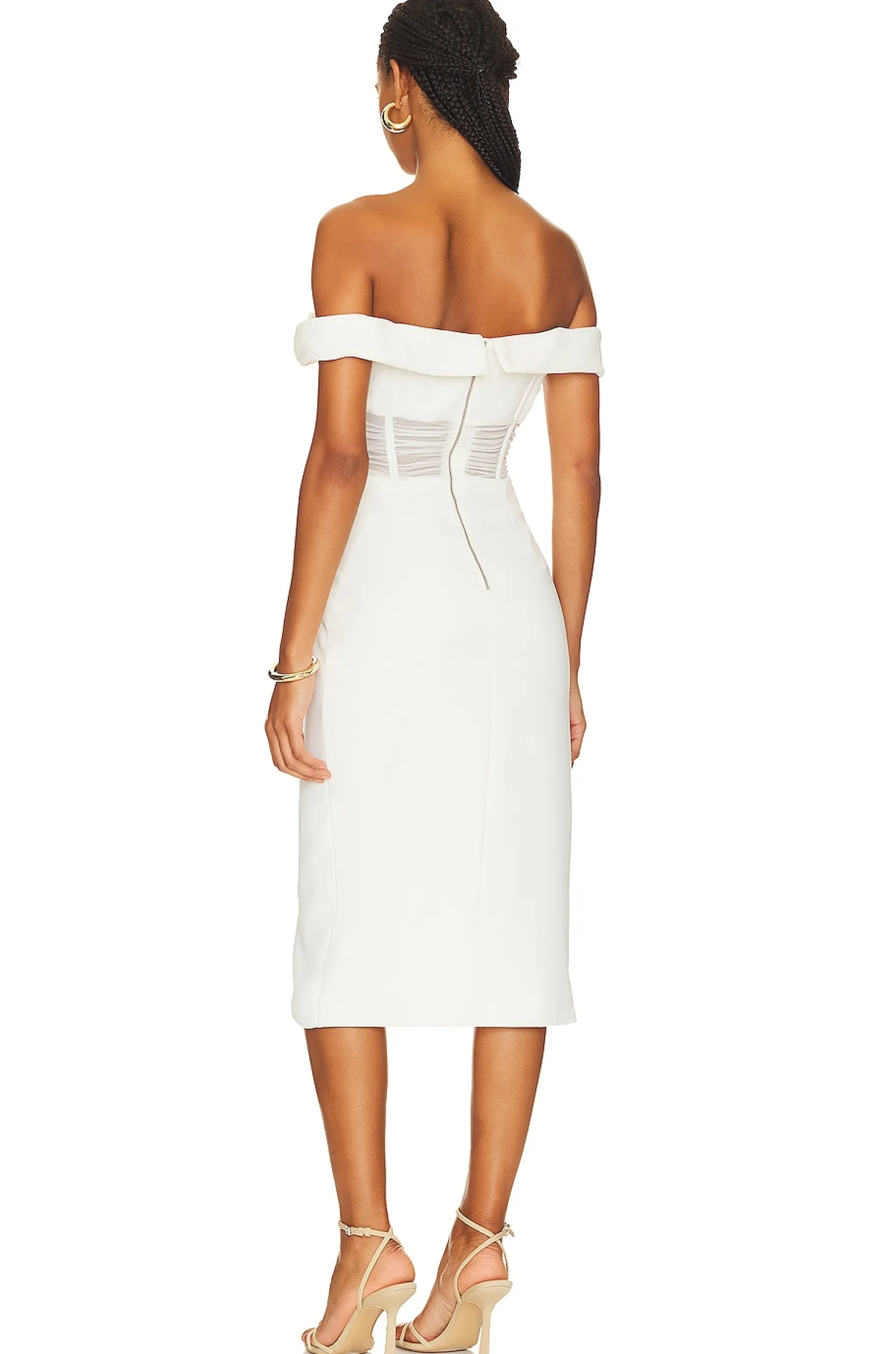 Women Bardot Dresses>Novacane Midi Dress