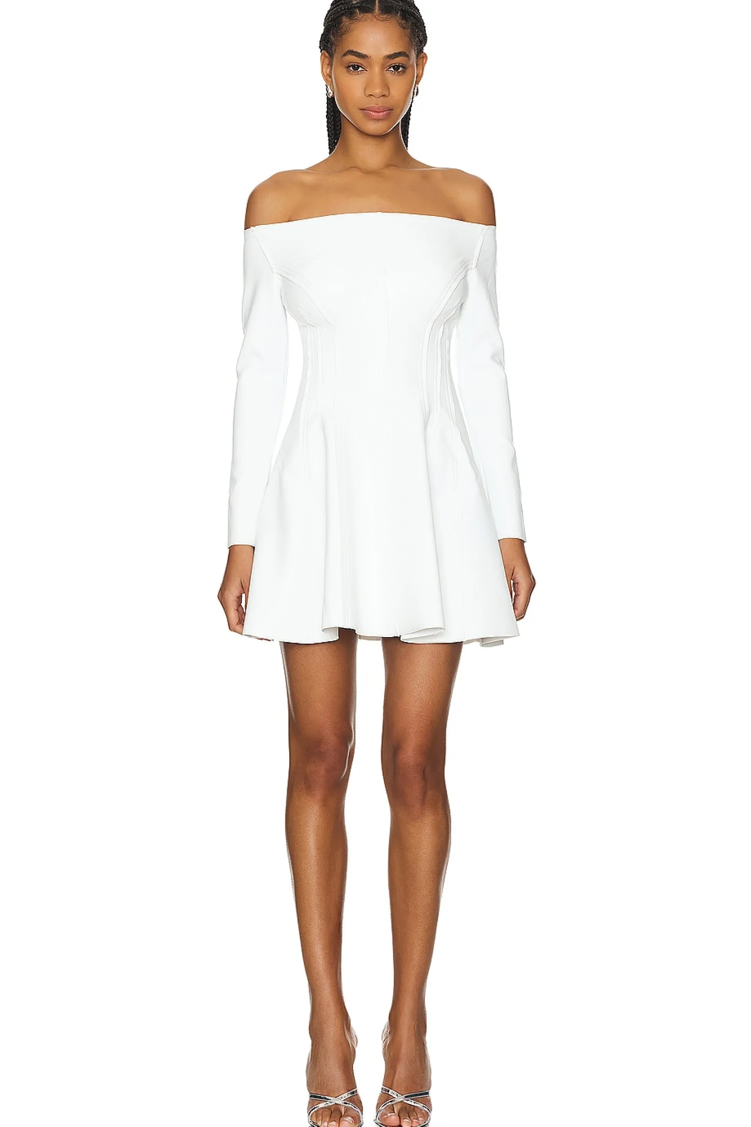 Women Norma Kamali Dresses>Off Shoulder Grace Mini Dress