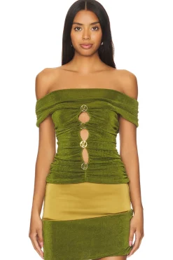 Women Khanums Matching Sets>Off The Shoulder Top