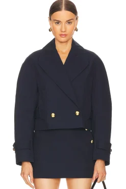 Women SIMKHAI Jackets & Coats>Olina Cropped Jacket