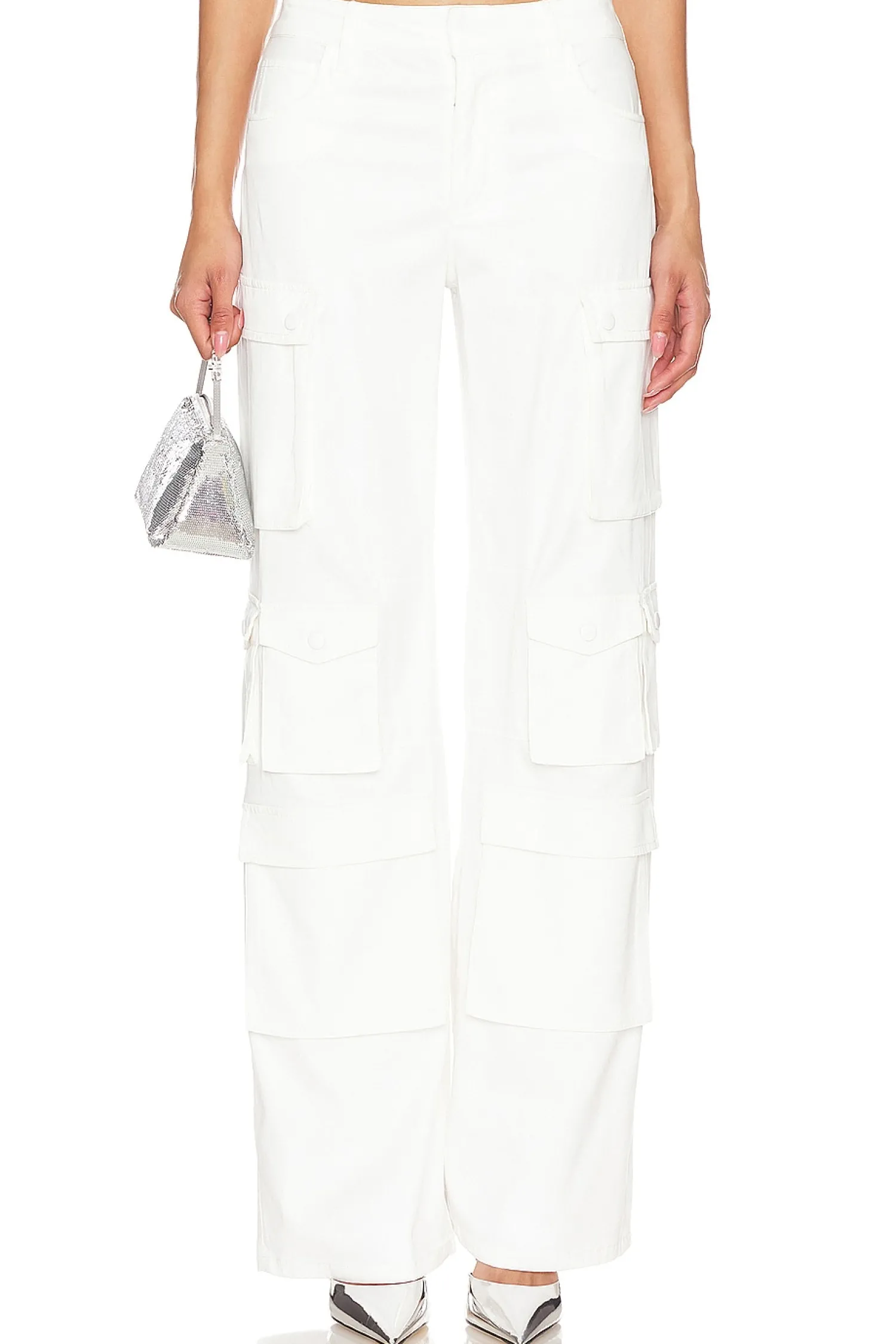 Women Alice + Olivia Pants>Olympia Baggy Cargo Pants