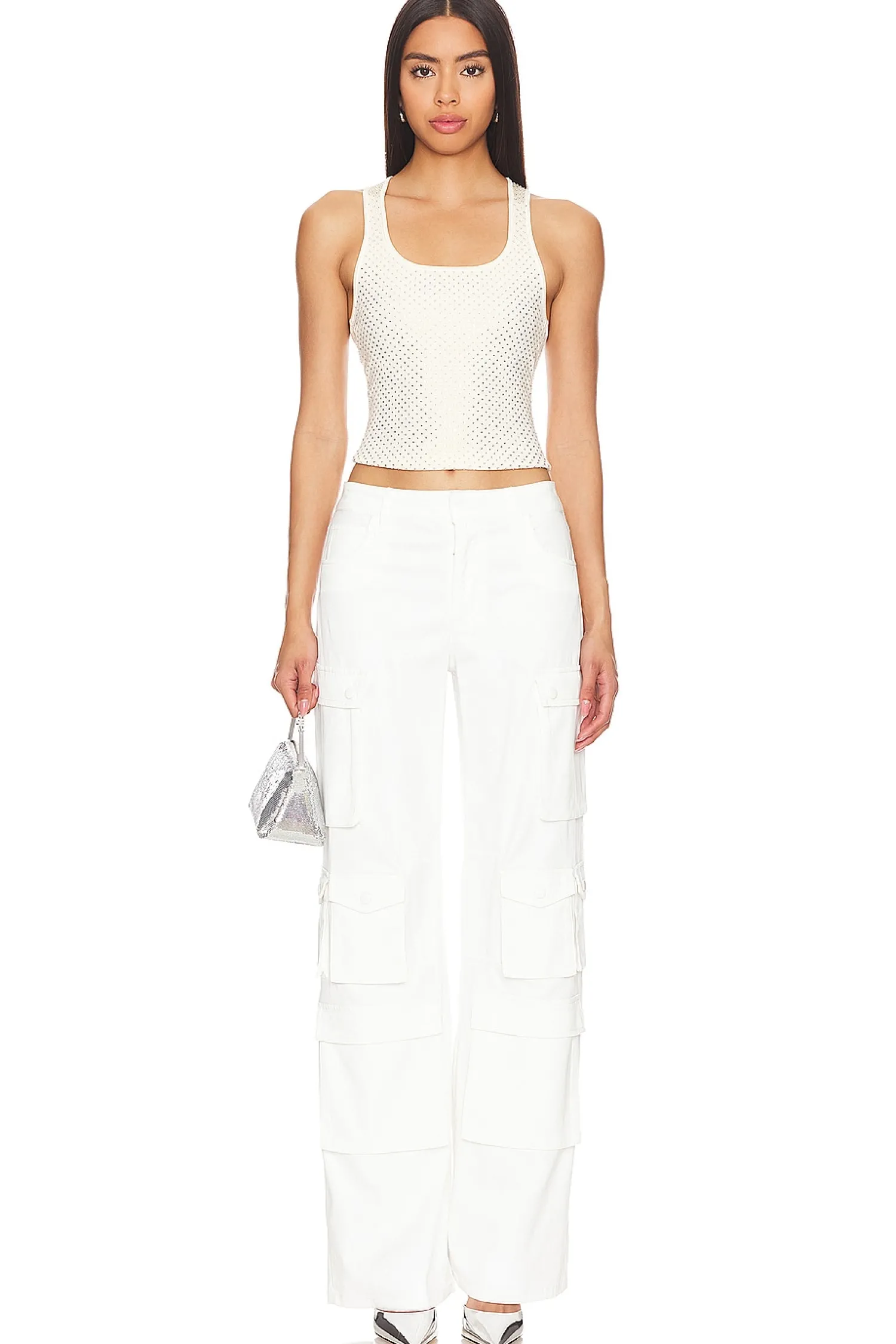 Women Alice + Olivia Pants>Olympia Baggy Cargo Pants