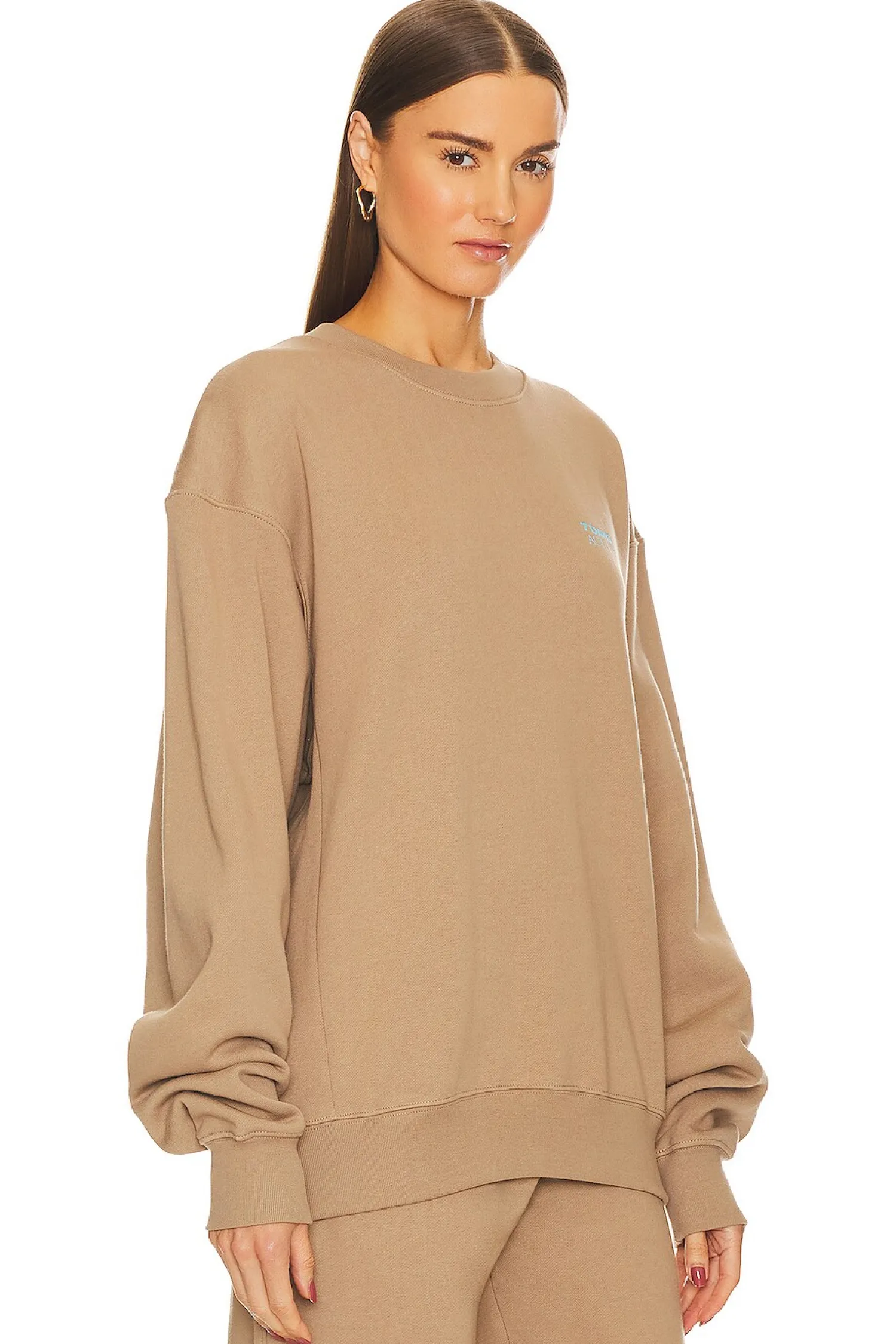 Women 7 Days Active Loungewear>Organic Crew Neck