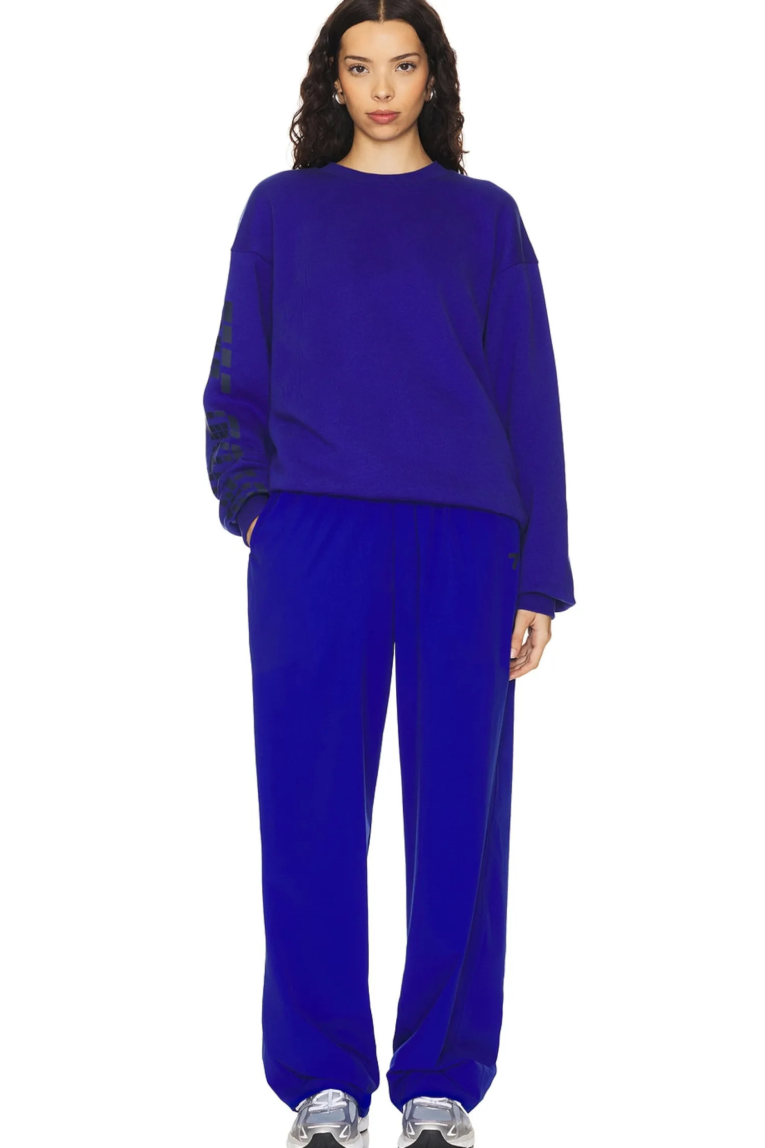 Women 7 Days Active Loungewear>Organic Crewneck