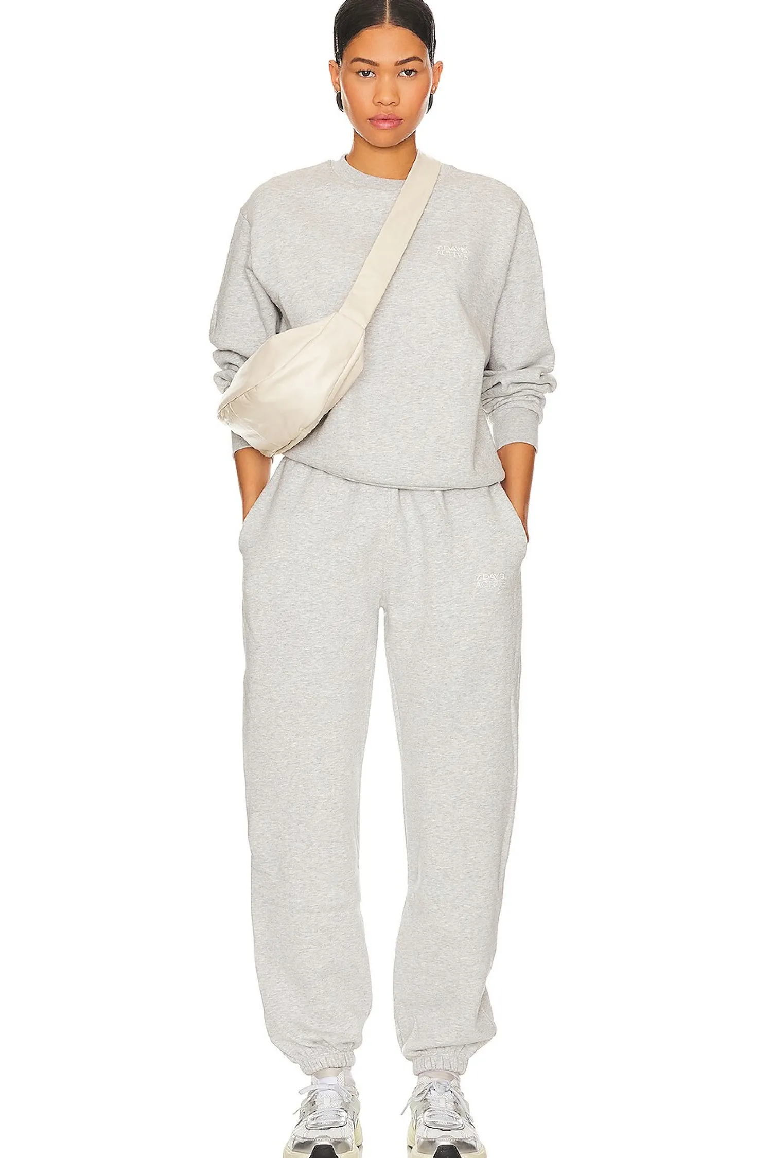 Women 7 Days Active Pants|Loungewear>Organic Fitted Sweatpants