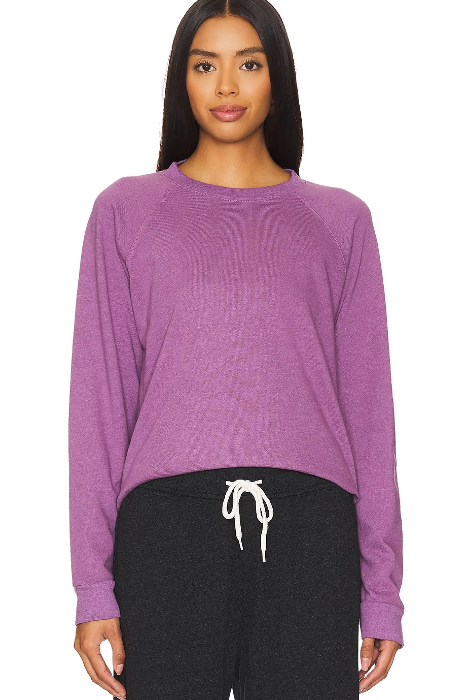 Women MONROW Loungewear>Original Fleece Vintage Raglan Sweater