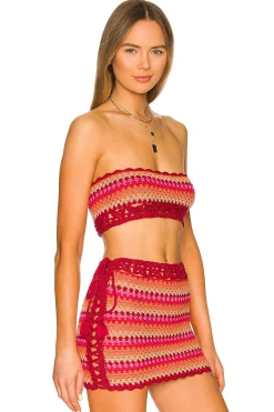Women Lovers and Friends Matching Sets>Over The Rainbow Crop