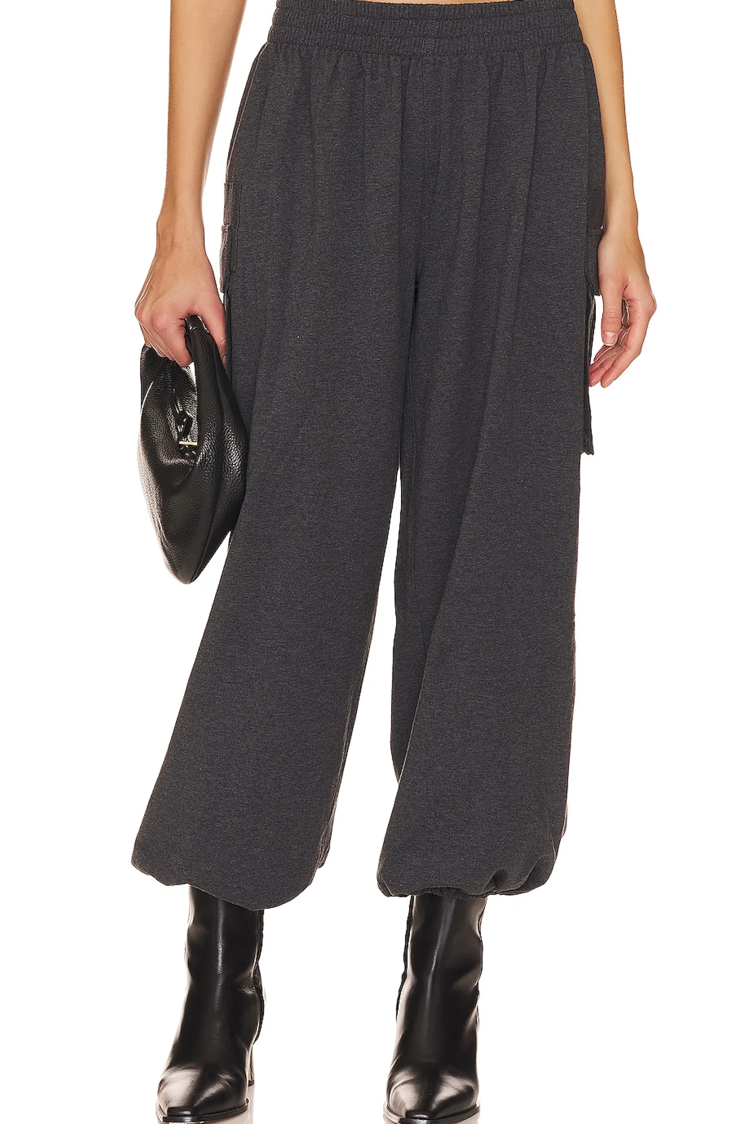 Women Norma Kamali Pants>Oversized Boyfriend Cargo Sweatpant