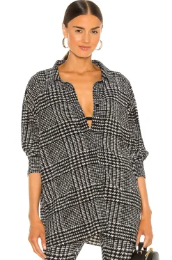 Women Norma Kamali Matching Sets>Oversized Boyfriend NK Shirt