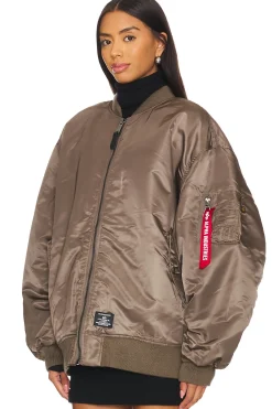 Women ALPHA INDUSTRIES Jackets & Coats>Oversized Ma-1 Flight Jacket