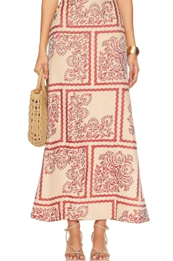 Women Bec + Bridge Matching Sets>Palm Bliss Maxi Skirt