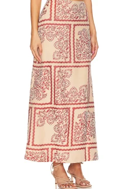 Women Bec + Bridge Matching Sets>Palm Bliss Maxi Skirt